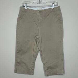 Rider's by Lee Comfortable Women's Khaki Capris